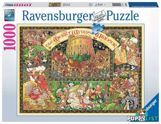 Ravensburger - Windsor Wives Jigsaw Puzzle 1000pc Rb16809 - 4005556168095