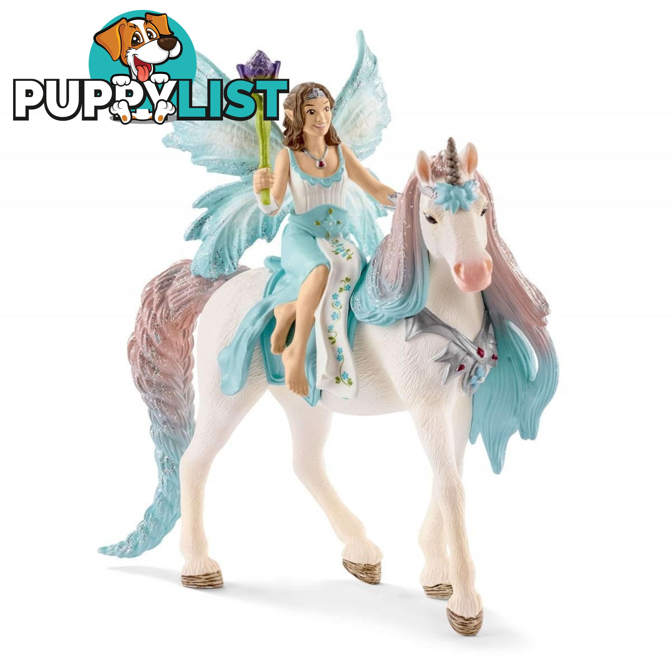 Schleich - Fairy Eyela With Princess Unicorn Sc70569 - 4055744020384