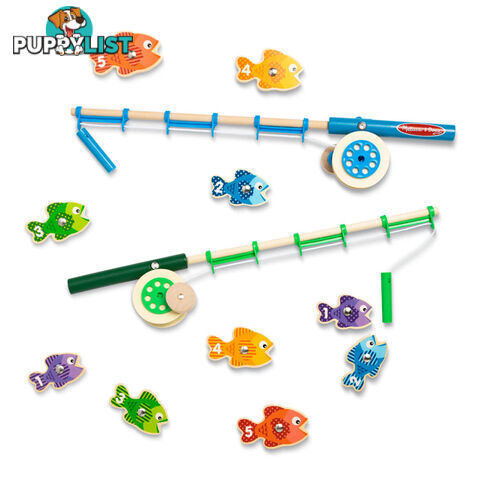 Melissa & Doug - Catch & Count Magnetic Fishing Rod Set - Mdmnd5149 - 000772051491