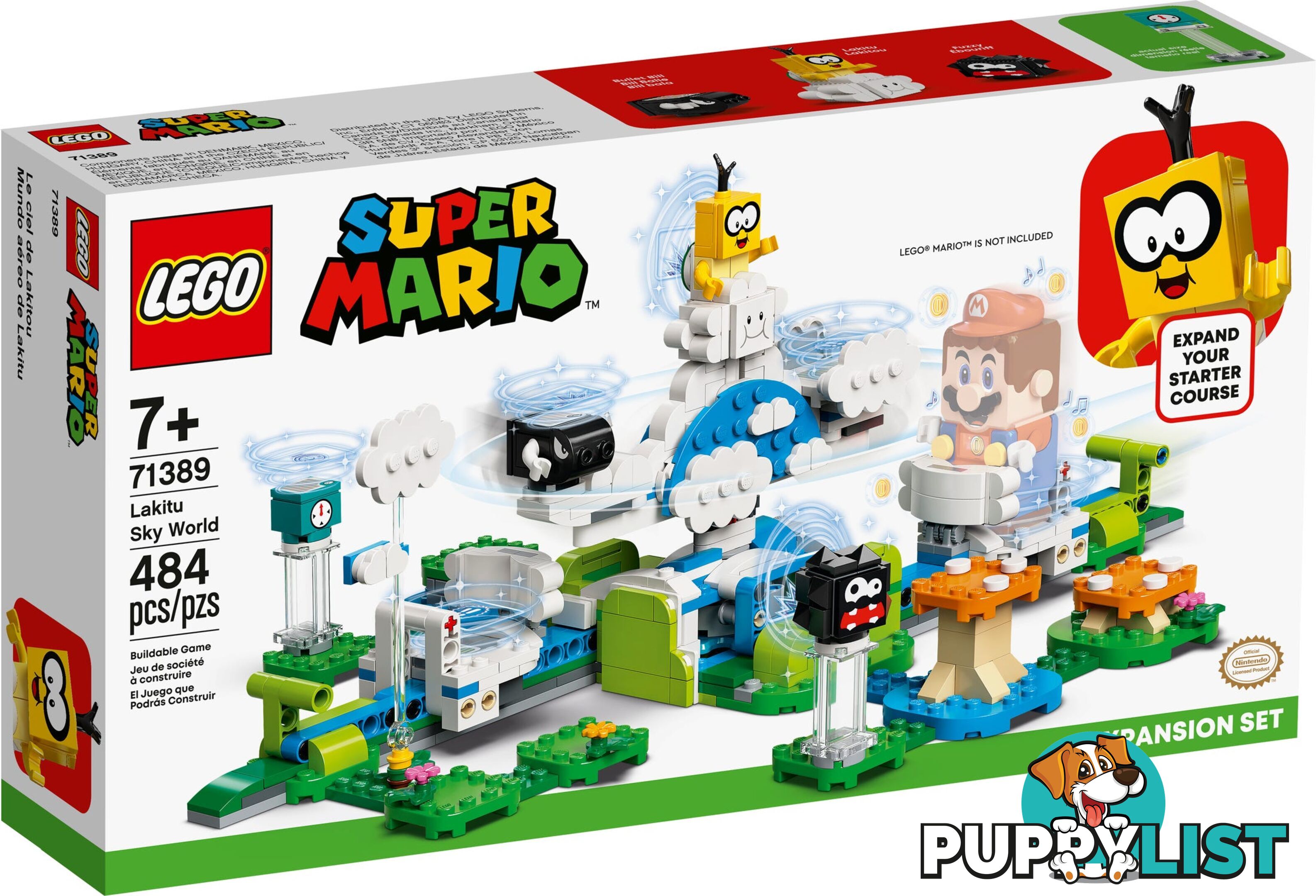 LEGO 71389 Lakitu Sky World Expansion Set - Super Mario - 5702016912616