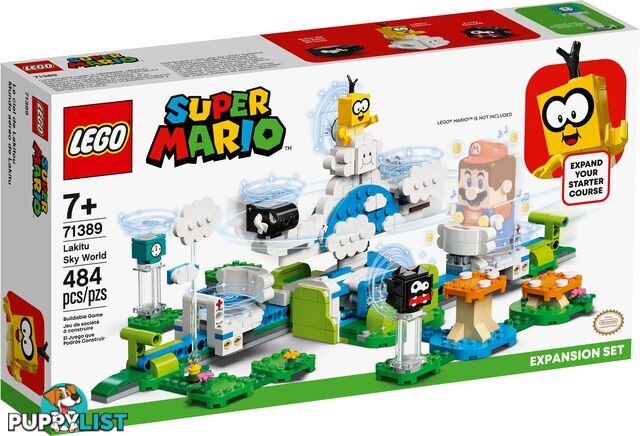 LEGO 71389 Lakitu Sky World Expansion Set - Super Mario - 5702016912616