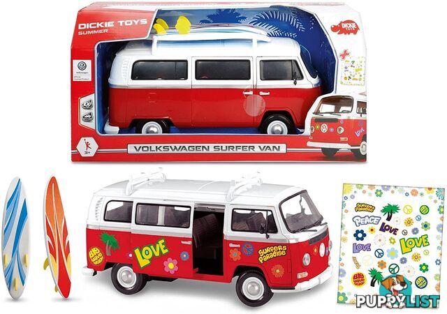 Dickie Toys Vw Surfer Van 32cm Rpdk43154 - 4006333043154