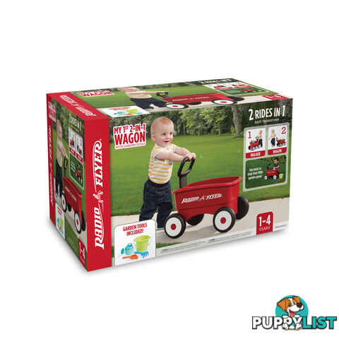 Radio Flyer - 2-in-1 Wagon With Garden Tools Art65902 - 042385115078