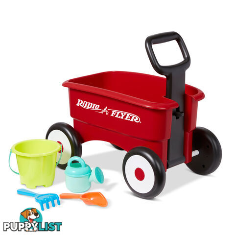 Radio Flyer - 2-in-1 Wagon With Garden Tools Art65902 - 042385115078