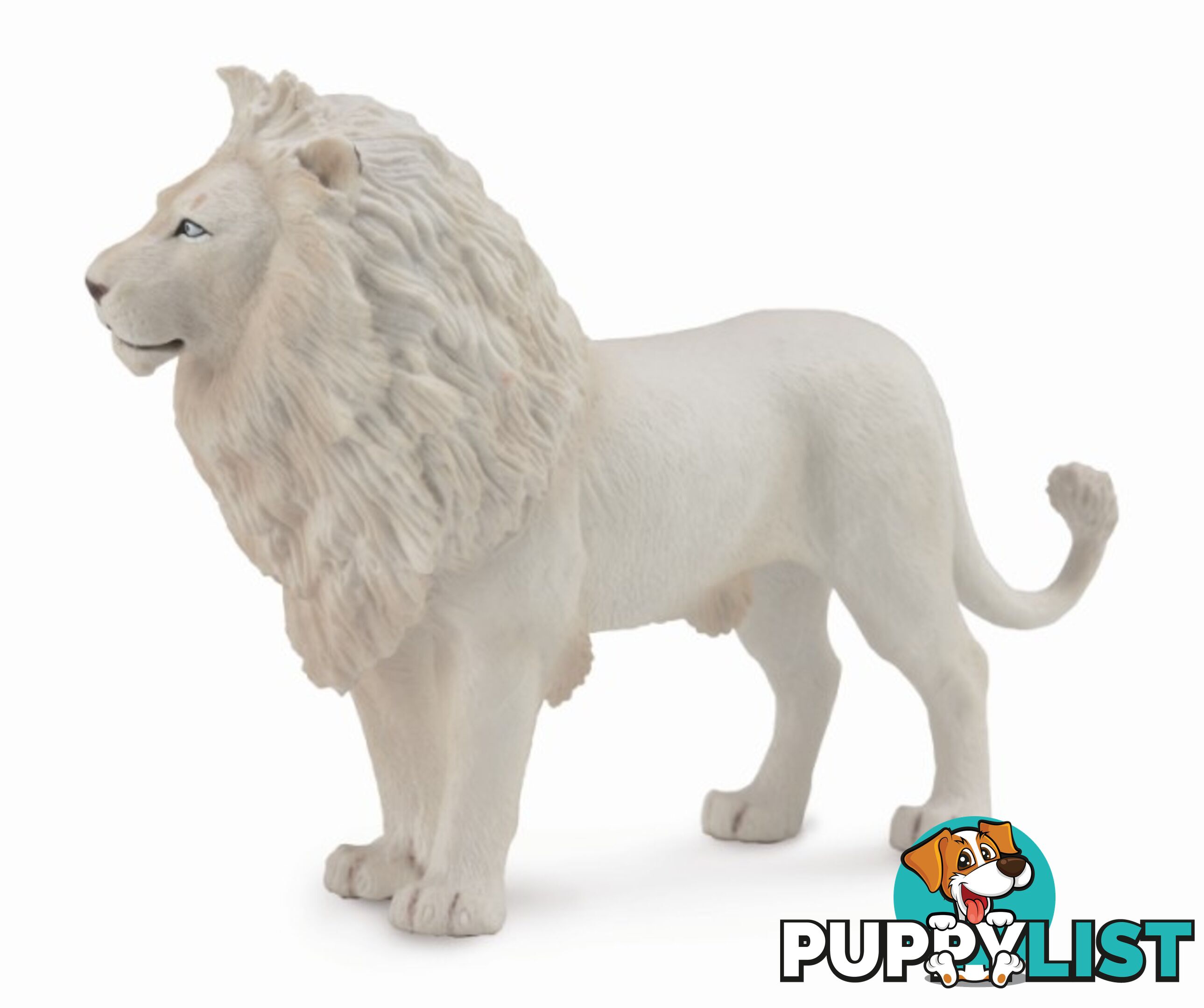 CollectA White Lion Large Animal Figurine - Rpco88785 - 4892900887852