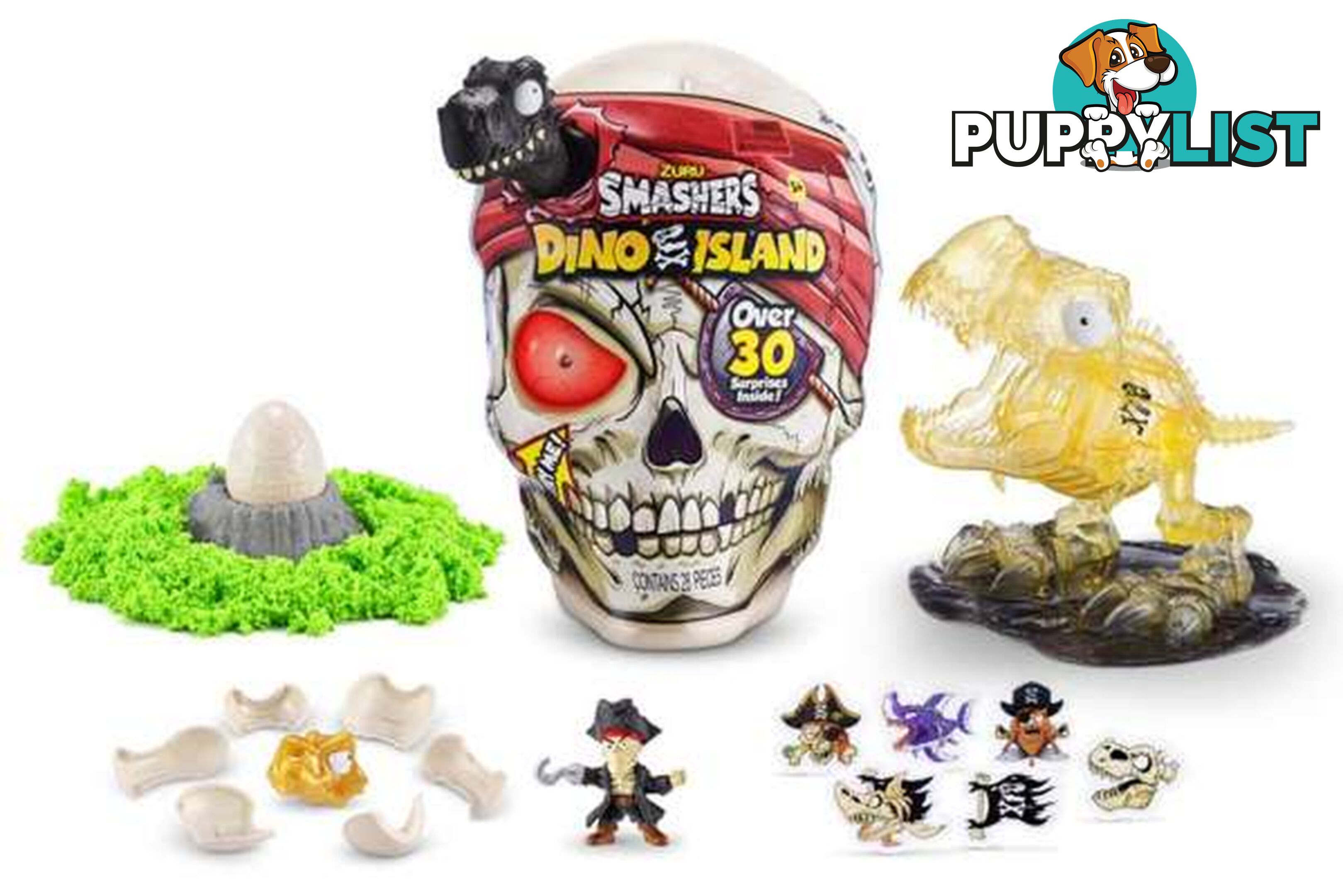 Zuru - Smashers Dino Island Giant Skull - Assorted Styles (Chosen at Random) - Azazt7488 - 193052037992