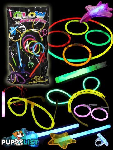 GLOW PARTY 14 PCE PACK - BJGLOW16PARPA - 9355394016504