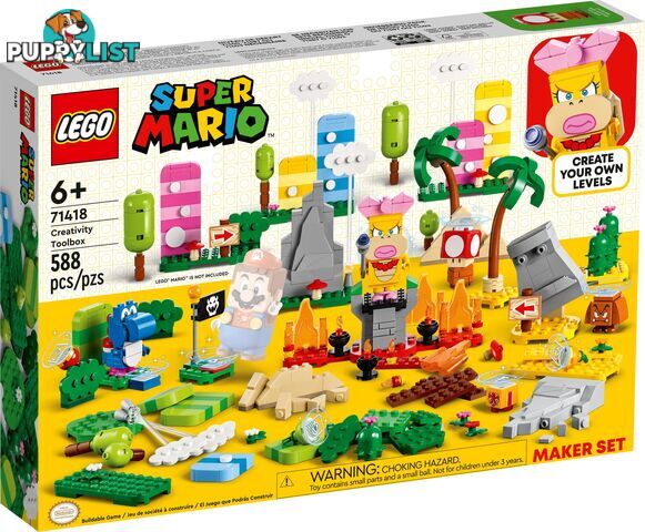 LEGO 71418 Creativity Toolbox Maker Set - Super Mario - 5702017415710