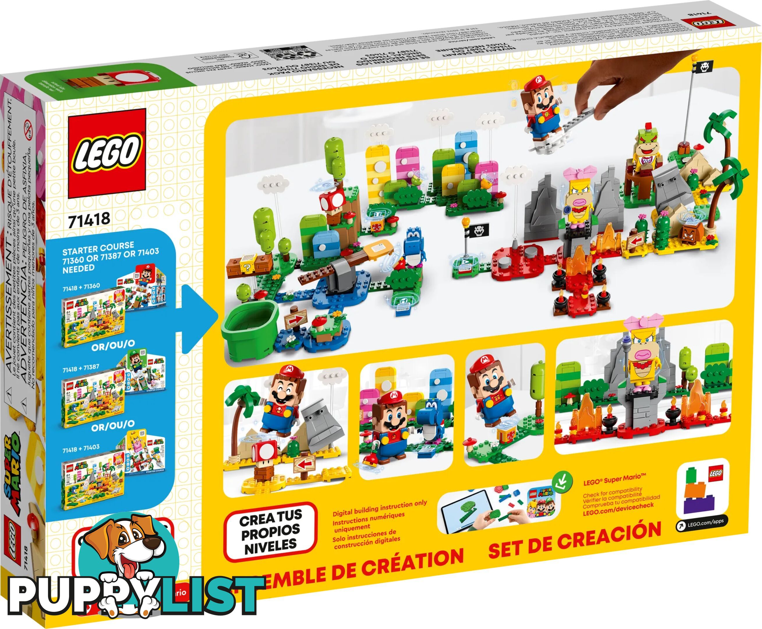 LEGO 71418 Creativity Toolbox Maker Set - Super Mario - 5702017415710