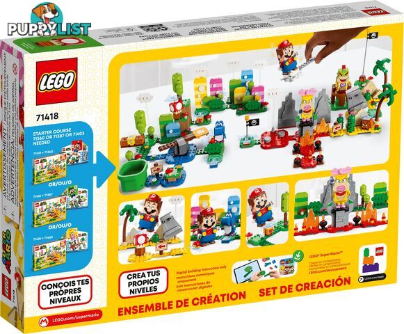 LEGO 71418 Creativity Toolbox Maker Set - Super Mario - 5702017415710