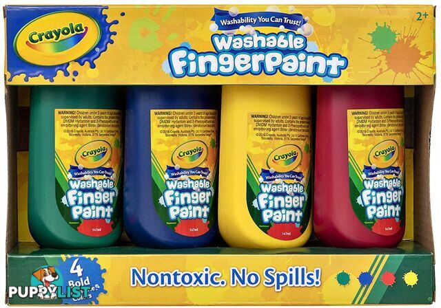 Crayola Washable Kids Finger Paints For Kids Bs552005 - 71662520052