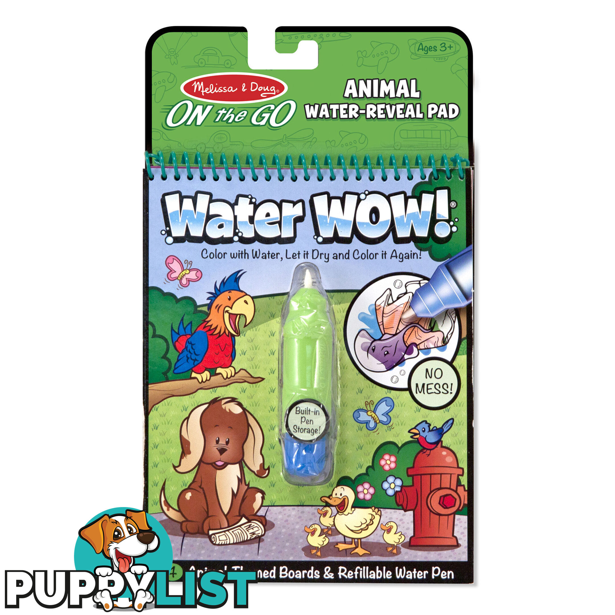 Melissa & Doug - Water Wow! Animals - On The Go Travel Activity Mdmnd5376 - 0000772053761