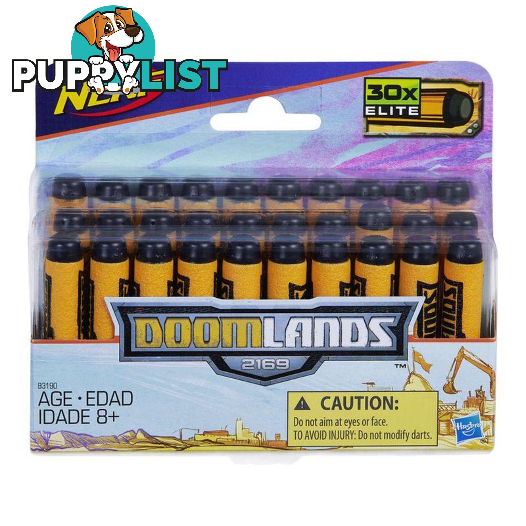 Nerf Doomlands 30 Pack Dart Refill Hbb3190asoo - 630509502134