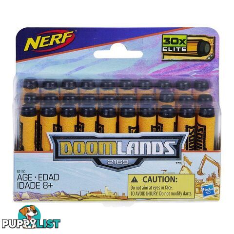 Nerf Doomlands 30 Pack Dart Refill Hbb3190asoo - 630509502134