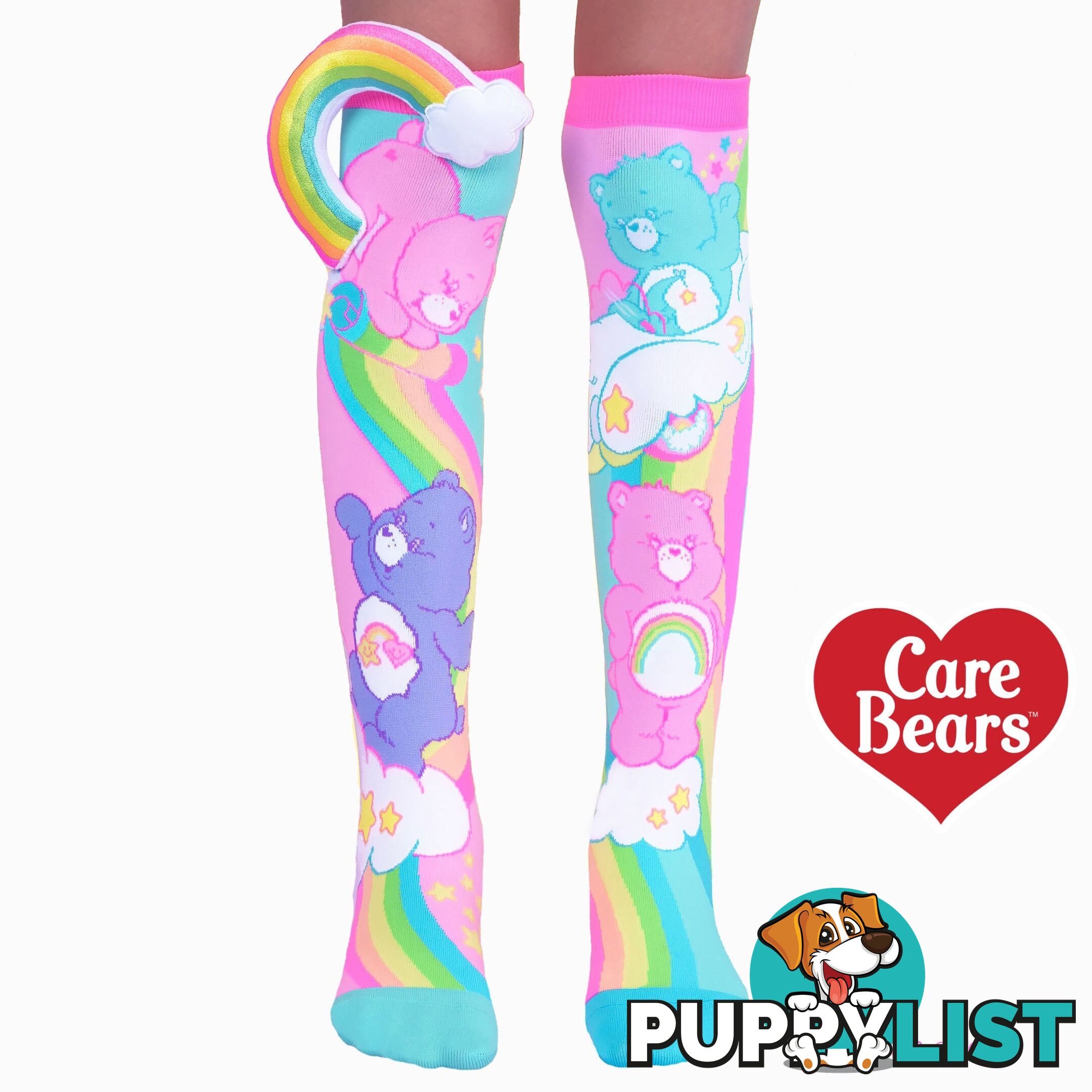 MADMIA -  Socks Kids & Adults Age 6y+ - Care Bear Rainbow - Mucb002 - 9355645002362