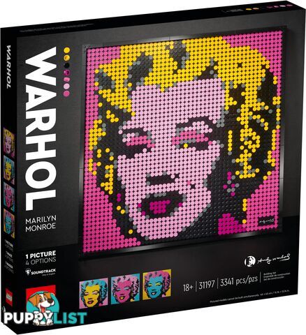 LEGO 31197 Andy Warhol's Marilyn Monroe - Art - 5702016677683