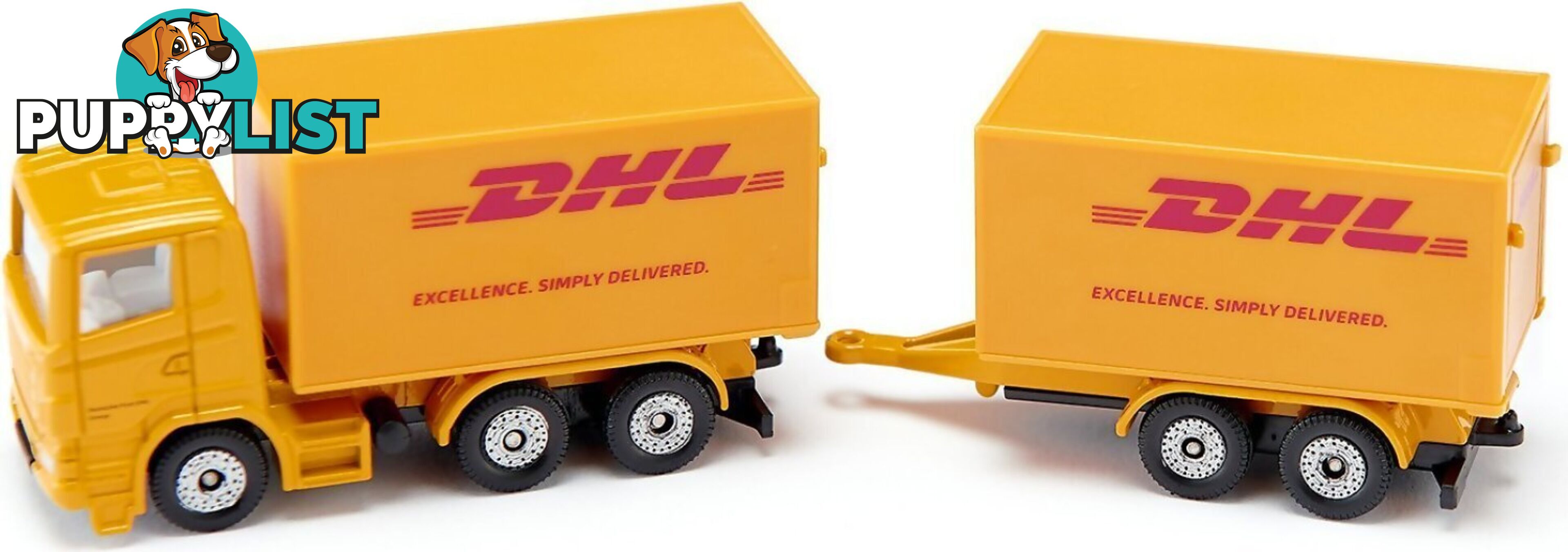 Siku - Dhl Truck With Trailer - Mdsi1694 - 4006874016945