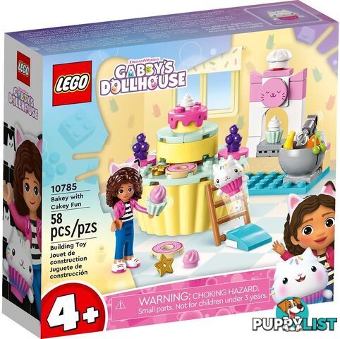 LEGO 10785 Bakey with Cakey Fun - Gabby's Dollhouse 4+ - 5702017424095