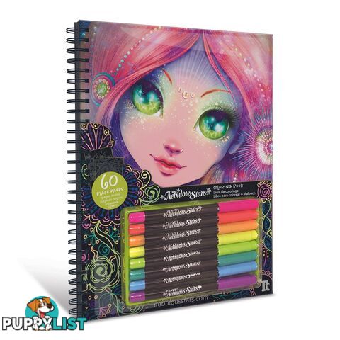 Nebulous Stars - Colouring Book - Black Pages Mdneb11111 - 694704111119