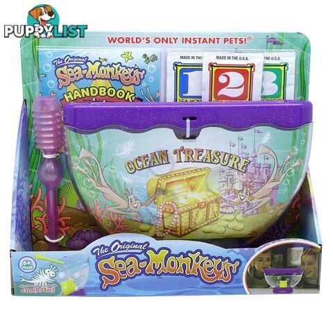 Sea Monkeys - The Original Sea Monkeys - Ocean Treasure Assorted Colours - Art66527 - 4894166232278