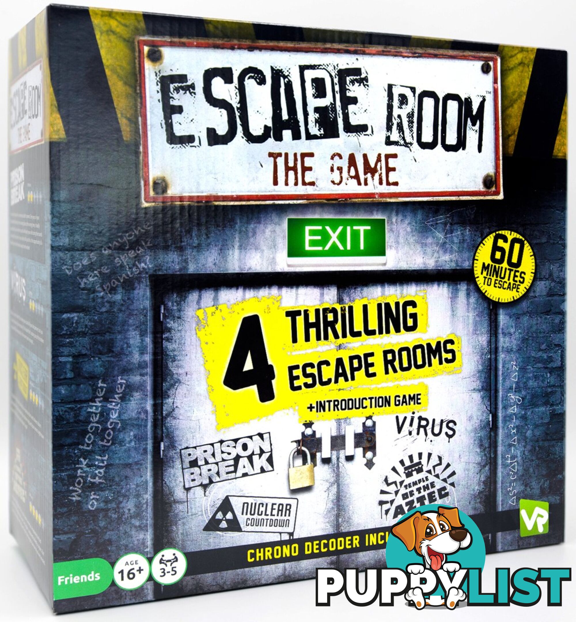 Escape Room The Game 4 Rooms Plus Chrono Decoder Vr87146490071 - 8714649007116