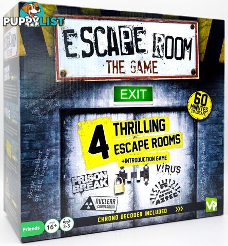 Escape Room The Game 4 Rooms Plus Chrono Decoder Vr87146490071 - 8714649007116