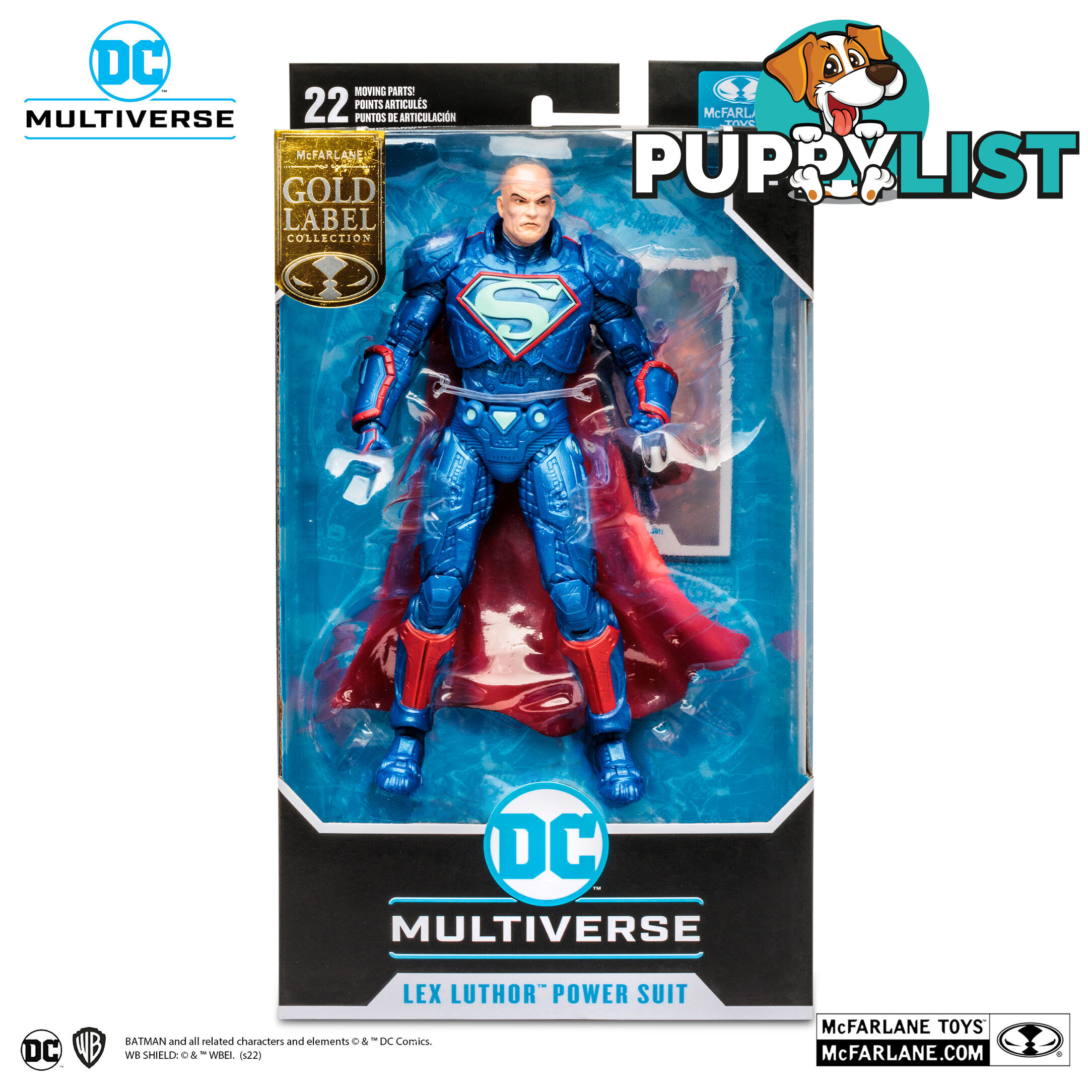 Lex Luthor Power Suit (gold Label)  Dc Multiverse Figure Mcfarlane Toys - 15196 - 787926151961