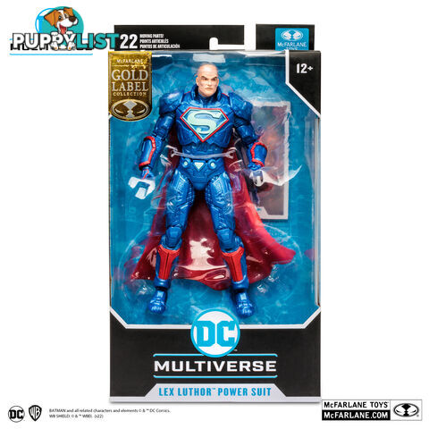 Lex Luthor Power Suit (gold Label)  Dc Multiverse Figure Mcfarlane Toys - 15196 - 787926151961