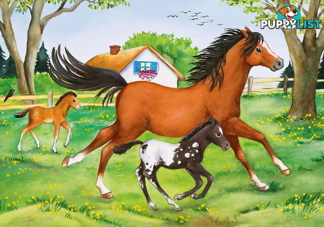 Ravensburger - World Of Horses Jigsaw Puzzle 2 X 24pc - Mdrb08882 - 4005556088829