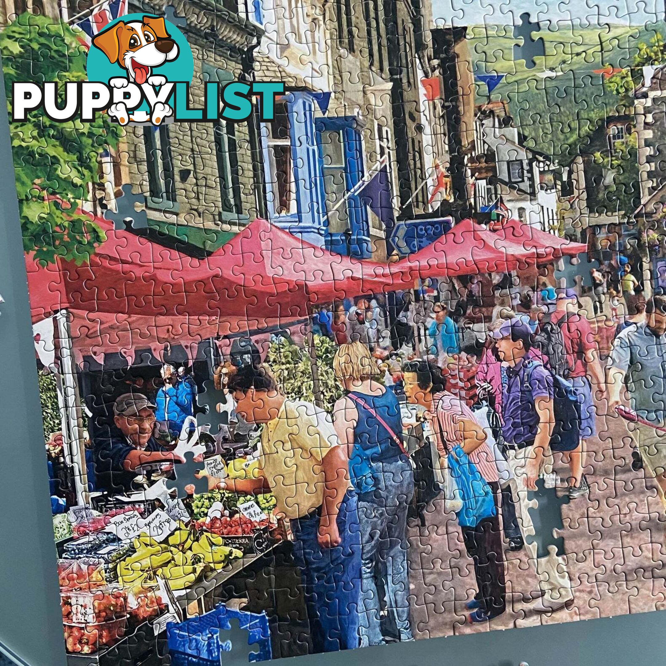 Gibsons - Keswick Market Town Bustling High St - Jigsaw Puzzle 1000pc - Jdgib063127 - 5012269063127