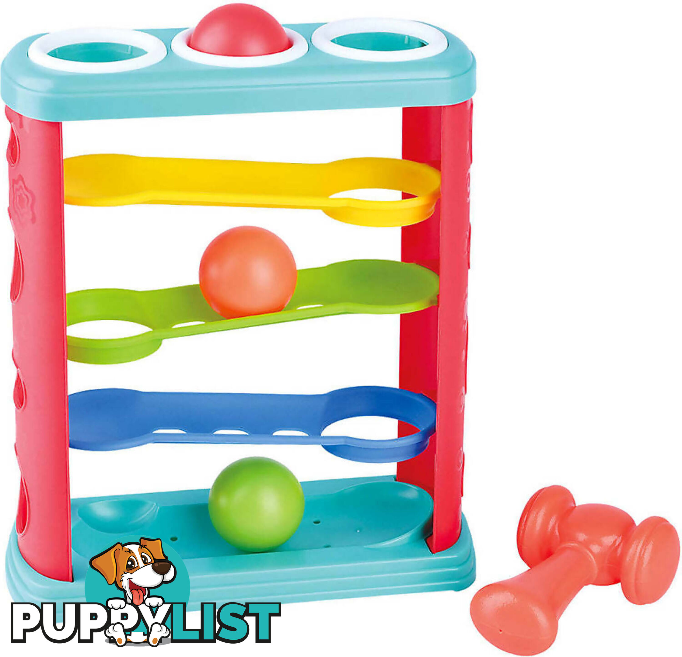 Playgo Toys Ent. Ltd. - Hammer And Roll Tower - Art67187 - 4892401022455