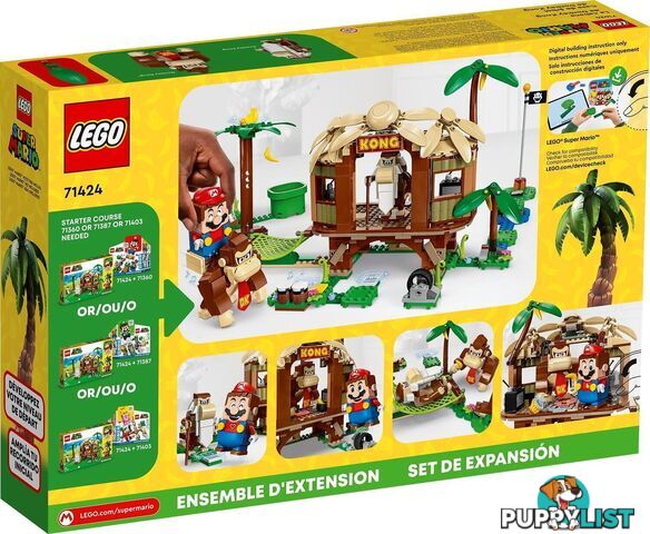 LEGO 71424 Donkey Kong's Tree House Expansion Set - Super Mario - 5702017415765