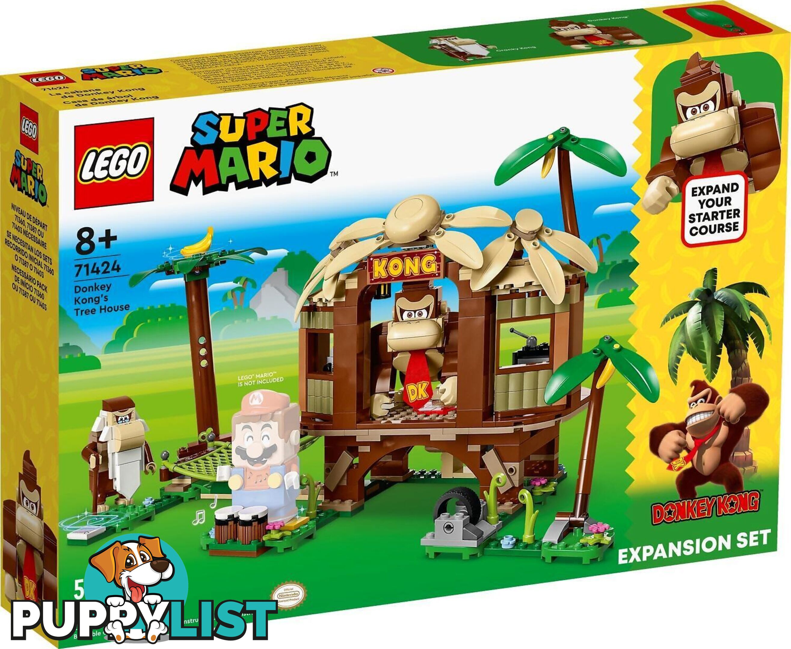 LEGO 71424 Donkey Kong's Tree House Expansion Set - Super Mario - 5702017415765