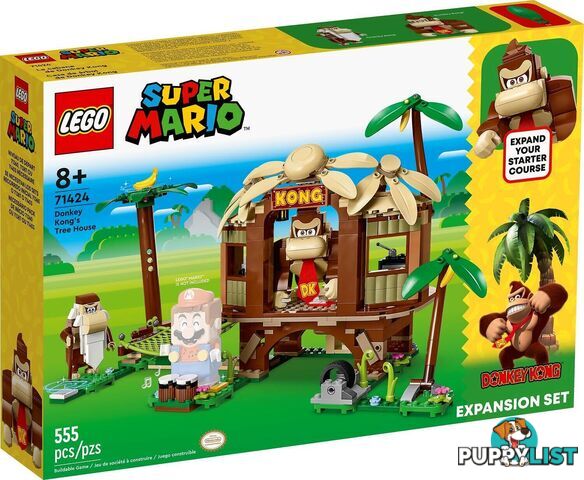 LEGO 71424 Donkey Kong's Tree House Expansion Set - Super Mario - 5702017415765