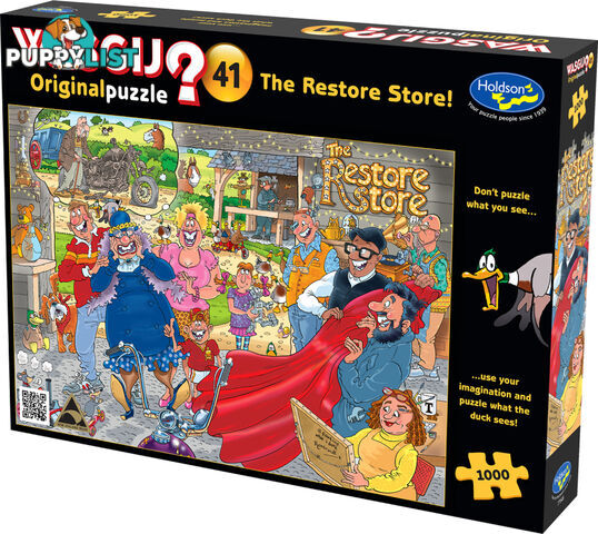 Wasgij - Original 41 - The Restore Store - Holdson Jigsaw Puzzle 1000 Piece - Jdhol775491 - 9414131775491