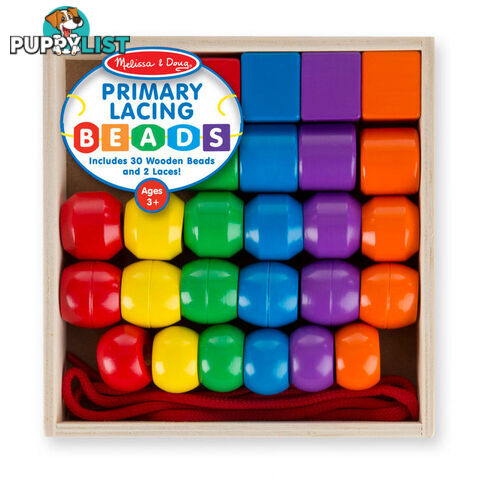 Melissa & Doug - Primary Lacing Beads - Mdmnd544 - 000772005449