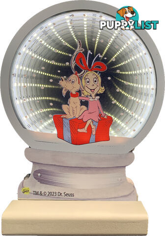 Cotton Candy - Xmas 20cm Infinity Electronic Snow Globe Cindy & Max - Ccxgr100inf - 9353468019185