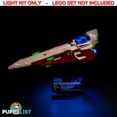 LIGHT KIT for LEGO UCS Obi-Wan's Jedi Starfighter 10215 - Light My Bricks - 754523893570