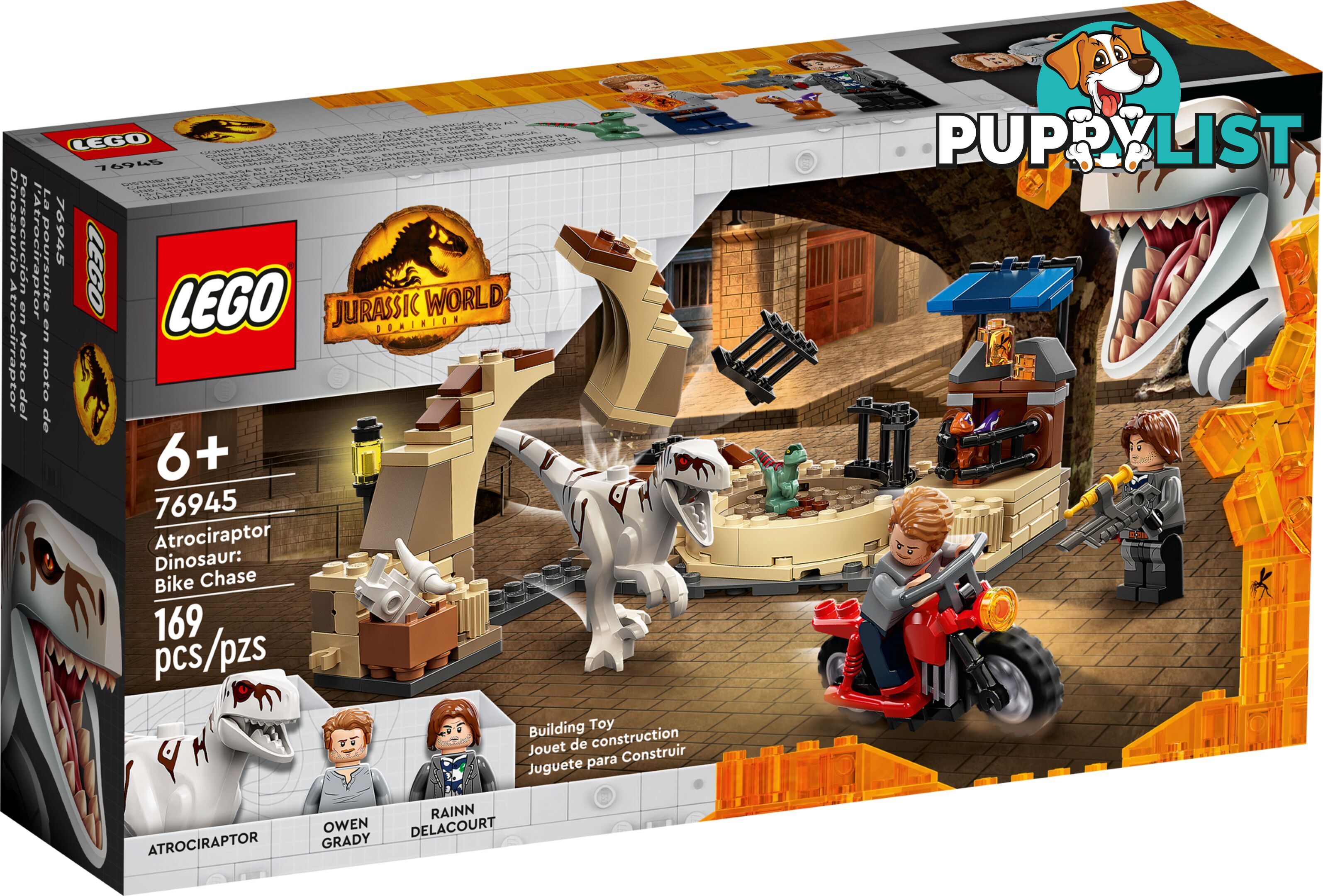 LEGO 76945 Atrociraptor Dinosaur: Bike Chase - Jurassic World - 5702016913514