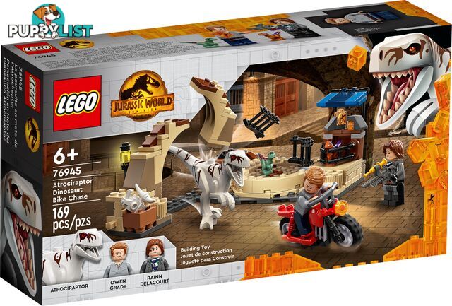 LEGO 76945 Atrociraptor Dinosaur: Bike Chase - Jurassic World - 5702016913514