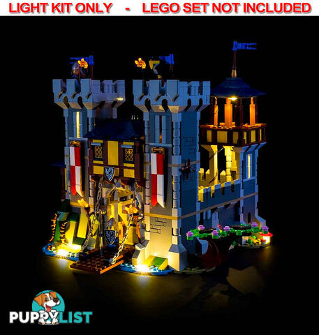 LIGHT KIT for LEGO Medieval Castle 31120 - Light My Bricks - 744109767883