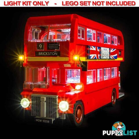 LIGHT KIT for LEGO London Bus 10258 - Light My Bricks - 793591188102