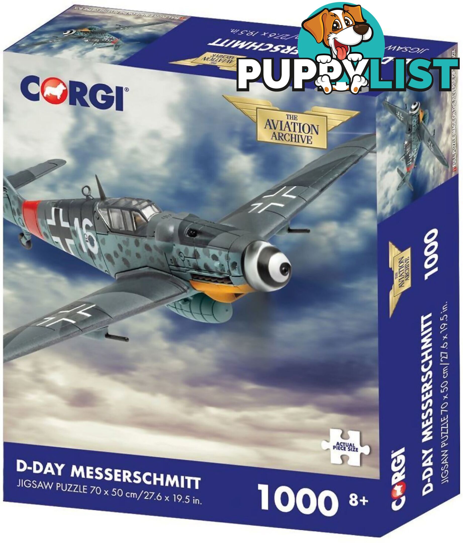 Holdson - Corgi Collection - D-day Messerschmitt - Jigsaw Puzzle 1000 Pieces - Jdhol331531 - 5060337331531