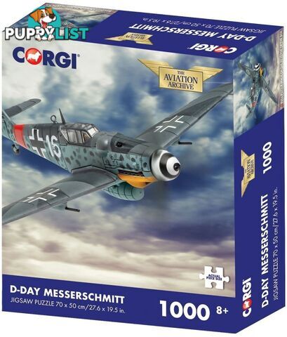 Holdson - Corgi Collection - D-day Messerschmitt - Jigsaw Puzzle 1000 Pieces - Jdhol331531 - 5060337331531