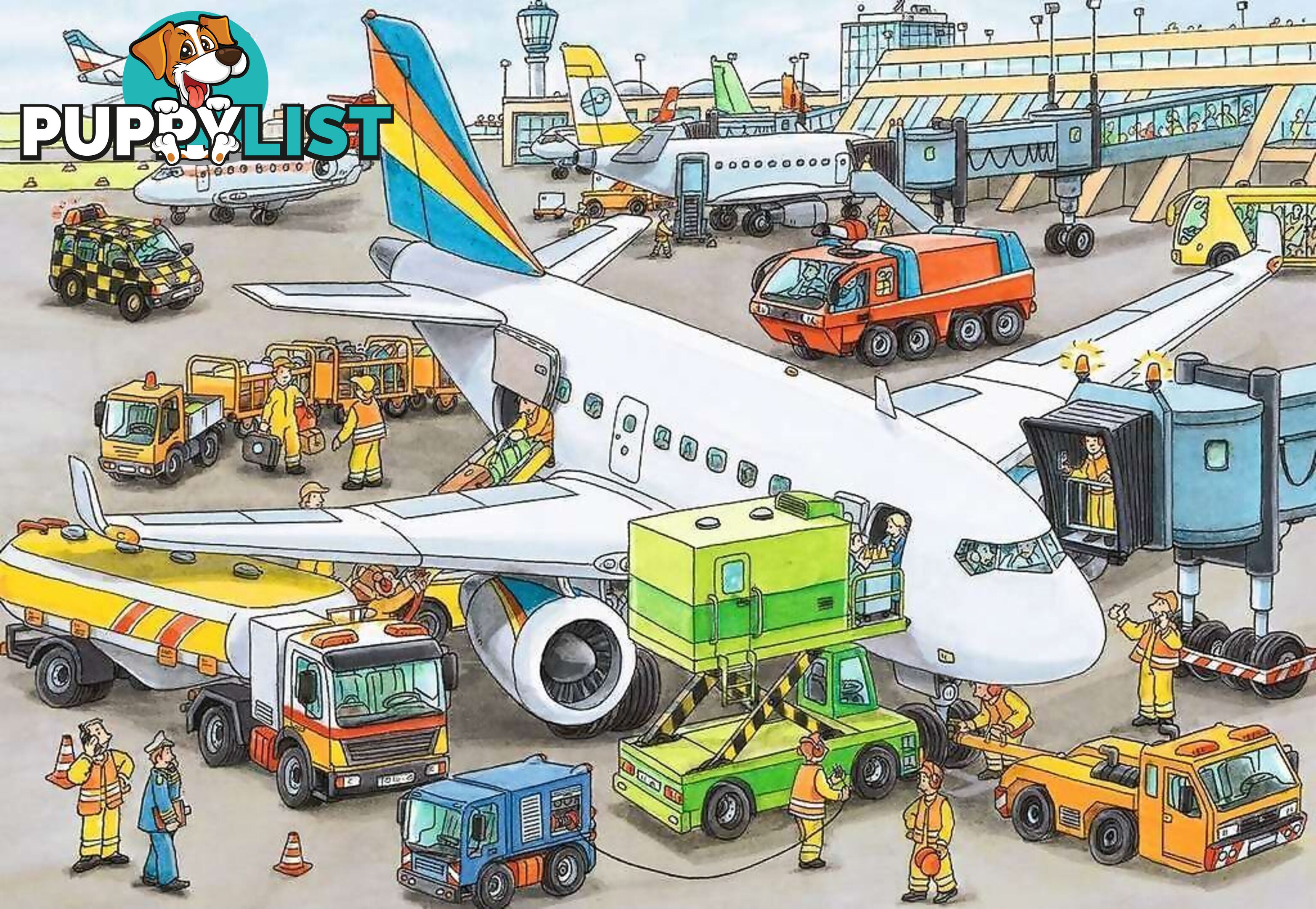 Ravensburger - Busy Airport Jigsaw Puzzle 35pc - Mdrb086030 - 4005556086030