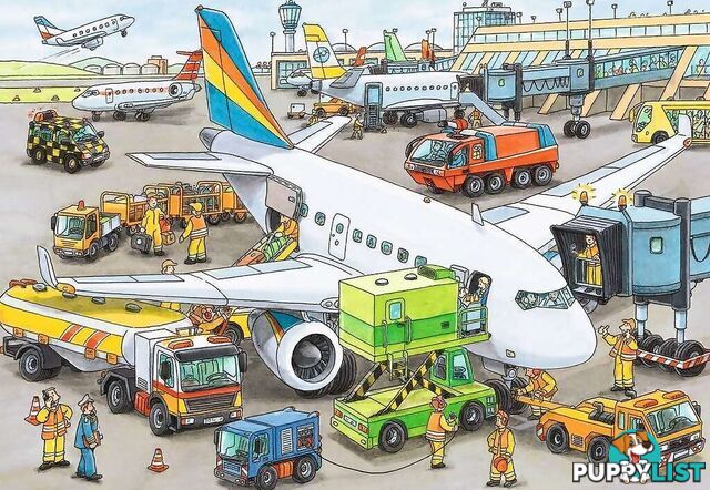 Ravensburger - Busy Airport Jigsaw Puzzle 35pc - Mdrb086030 - 4005556086030