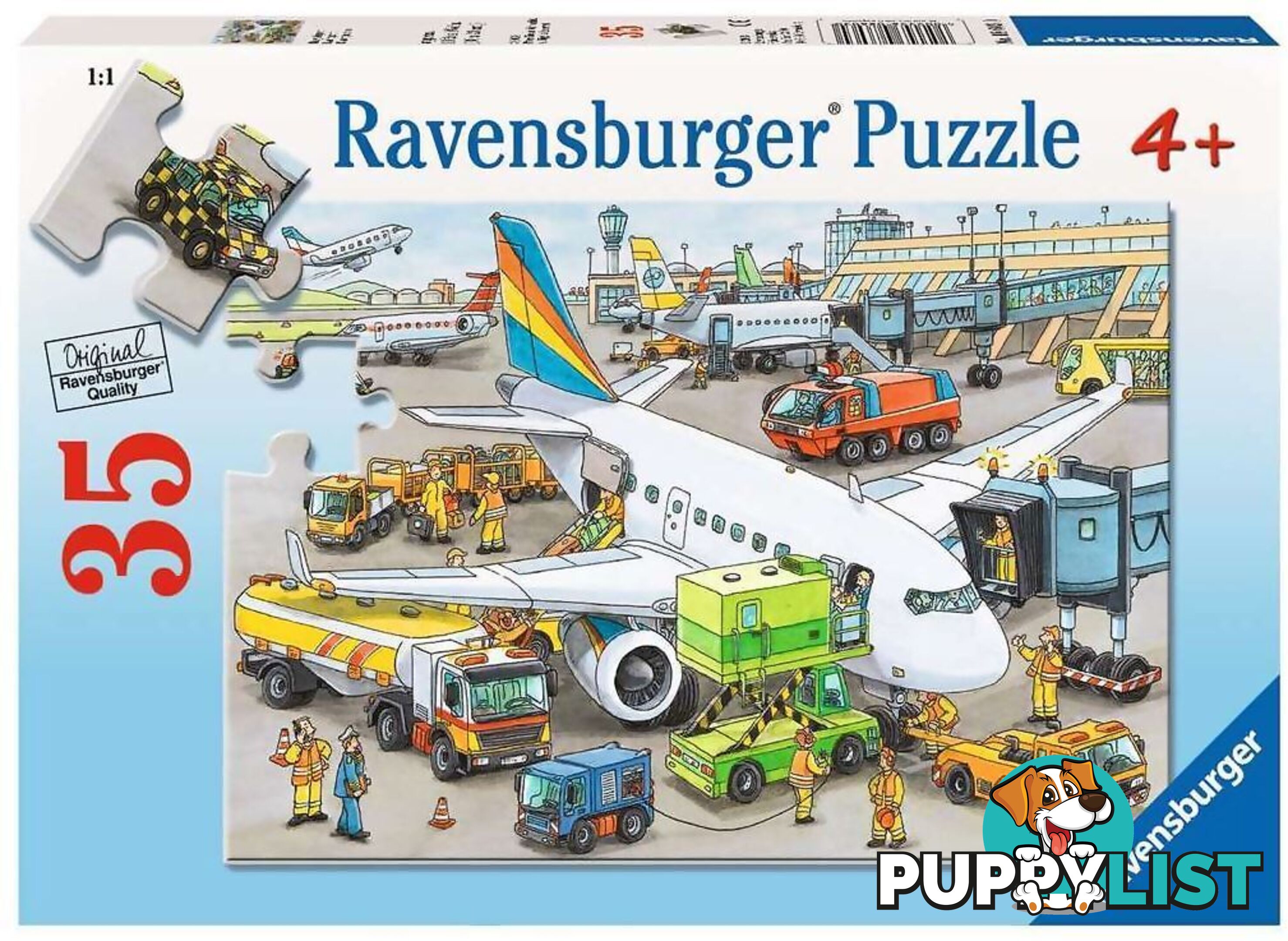 Ravensburger - Busy Airport Jigsaw Puzzle 35pc - Mdrb086030 - 4005556086030