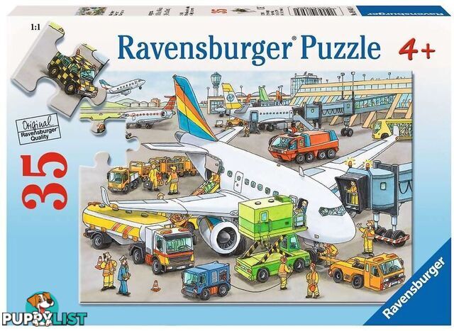 Ravensburger - Busy Airport Jigsaw Puzzle 35pc - Mdrb086030 - 4005556086030