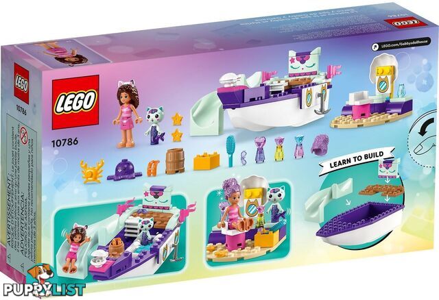 LEGO 10786 Gabby & MerCat's Ship & Spa - Gabby's Dollhouse 4+ - 5702017424101