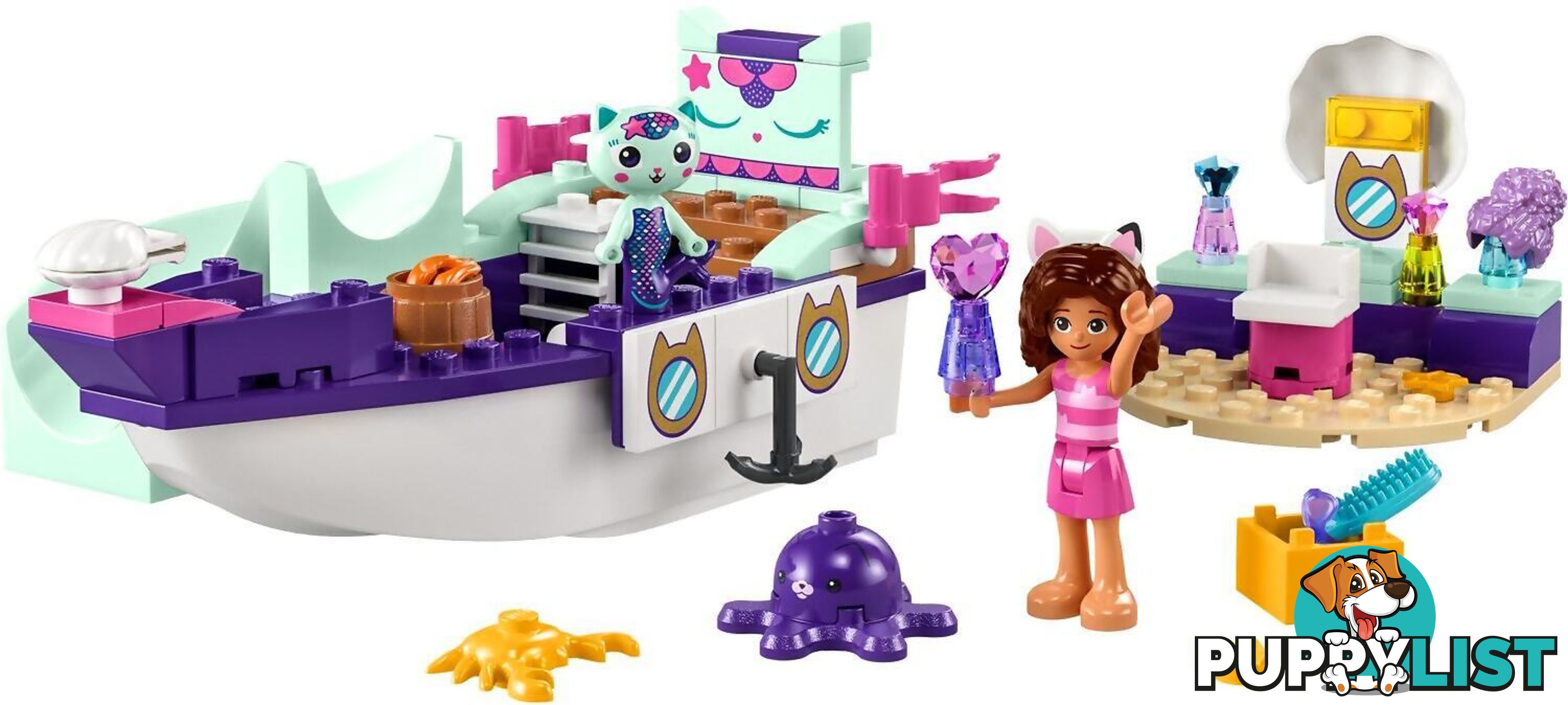 LEGO 10786 Gabby & MerCat's Ship & Spa - Gabby's Dollhouse 4+ - 5702017424101